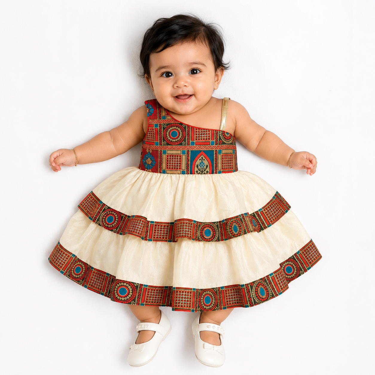 Onam Layered Dress - KinderMox